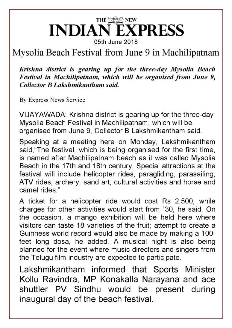 01 Maisolia Masulipatnam Beach Festival 2018 News Clips 05th June-2018_Page_13