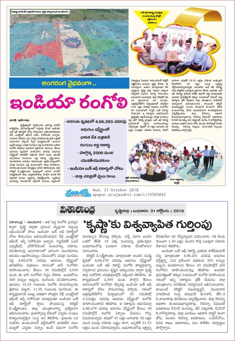 Microsoft Word - India Book of Records - Gigantic India Map Rang