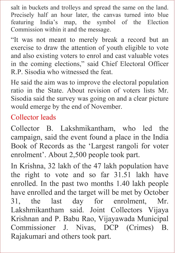 Microsoft Word - India Book of Records - Gigantic India Map Rang